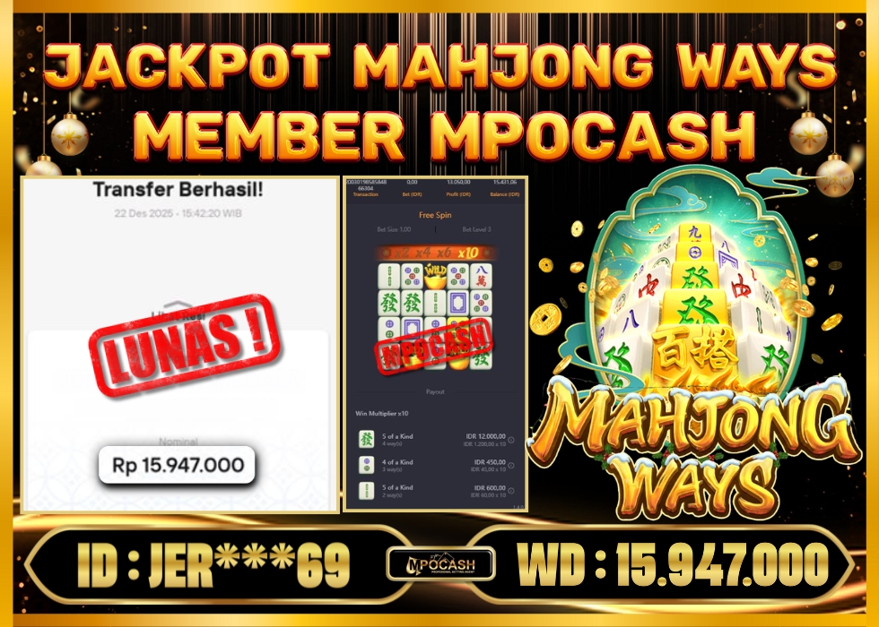 MPOCASH JACKPOT MAHJONG WAYS